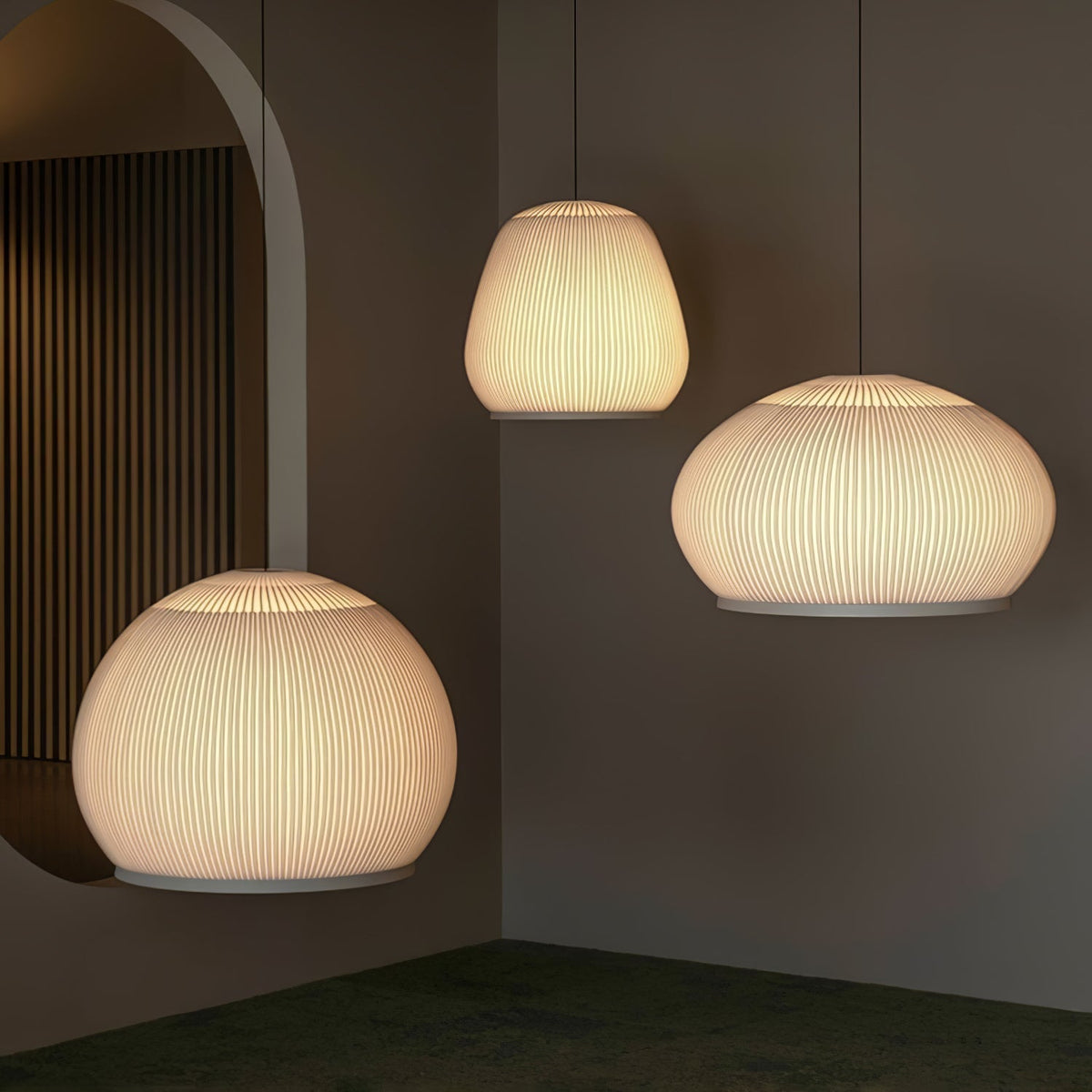 Suspension Zénith en tissu et métal – vue 28