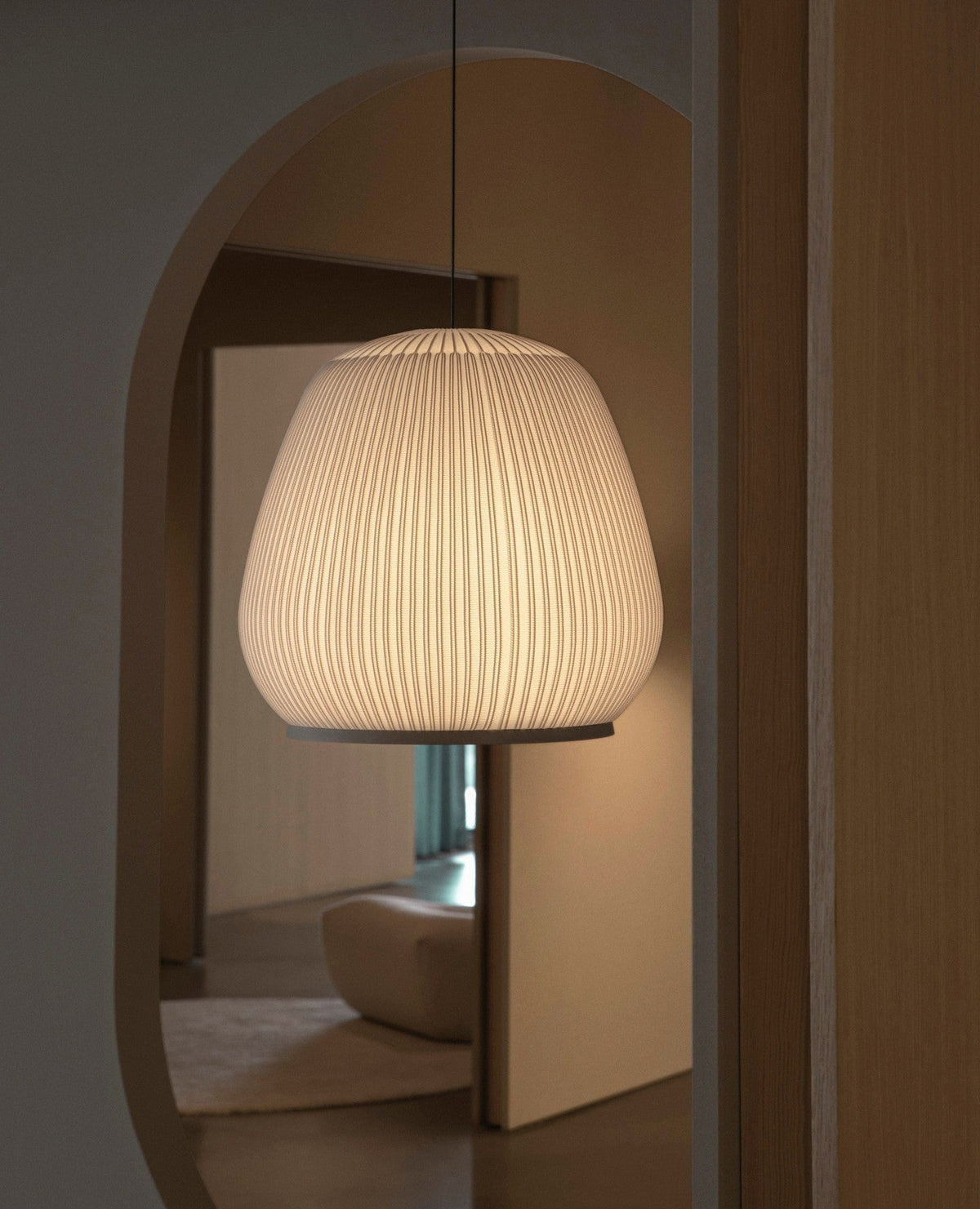 Suspension Zénith en tissu et métal – vue 20