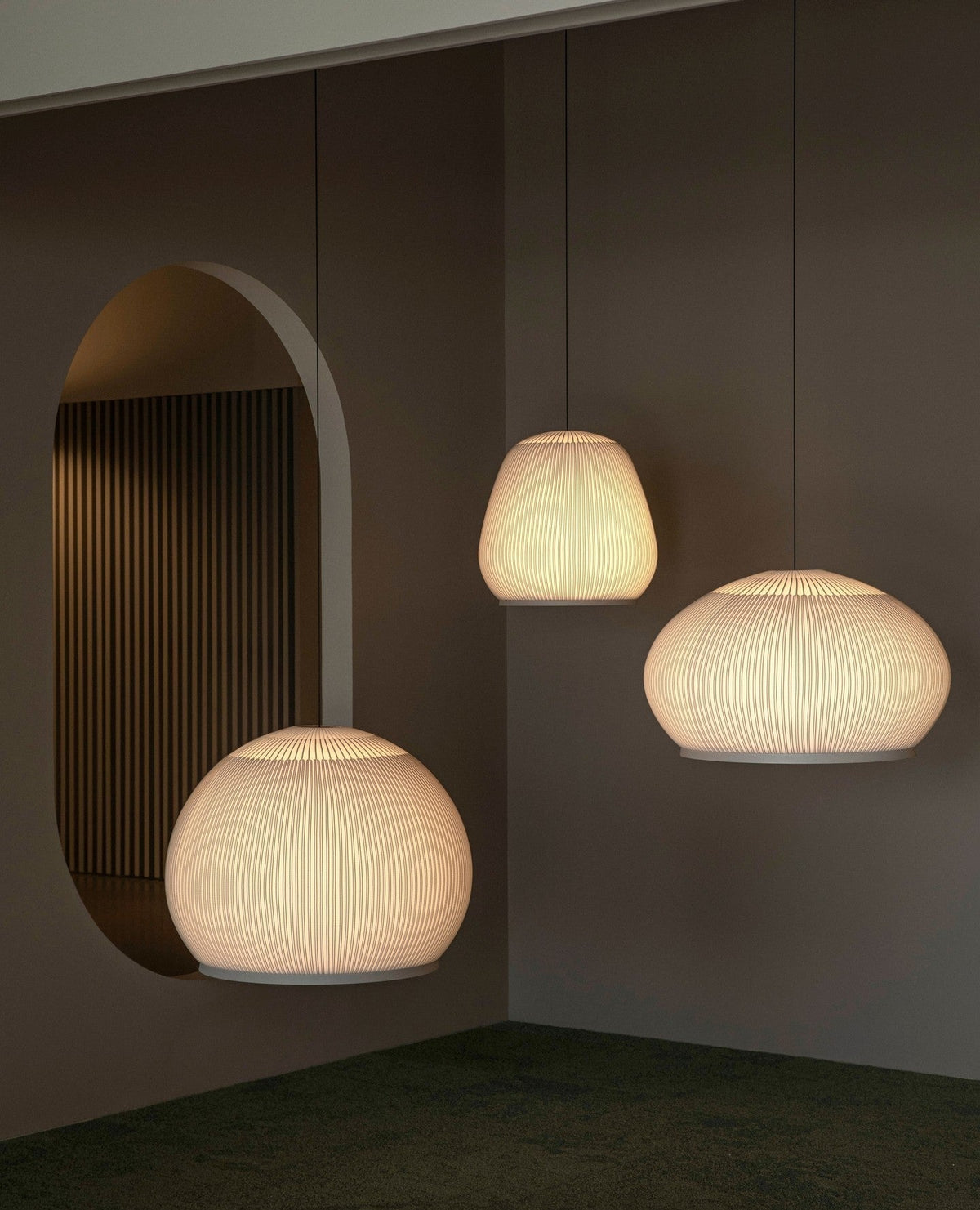 Suspension Zénith en tissu et métal – vue 21