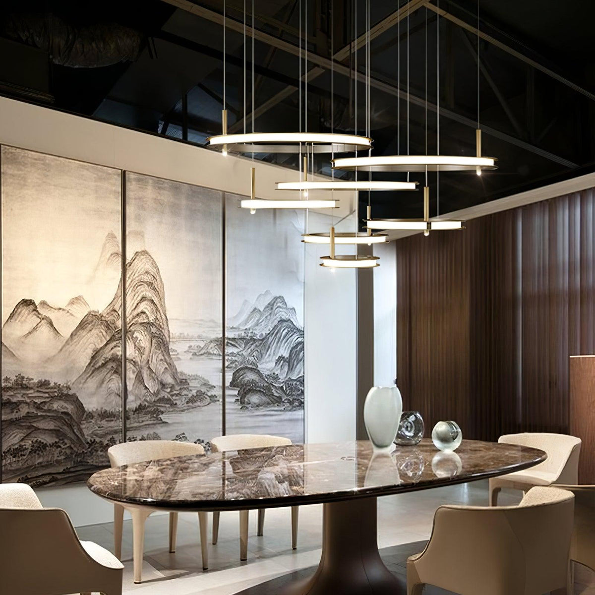 Lustre Platane en métal – vue 39