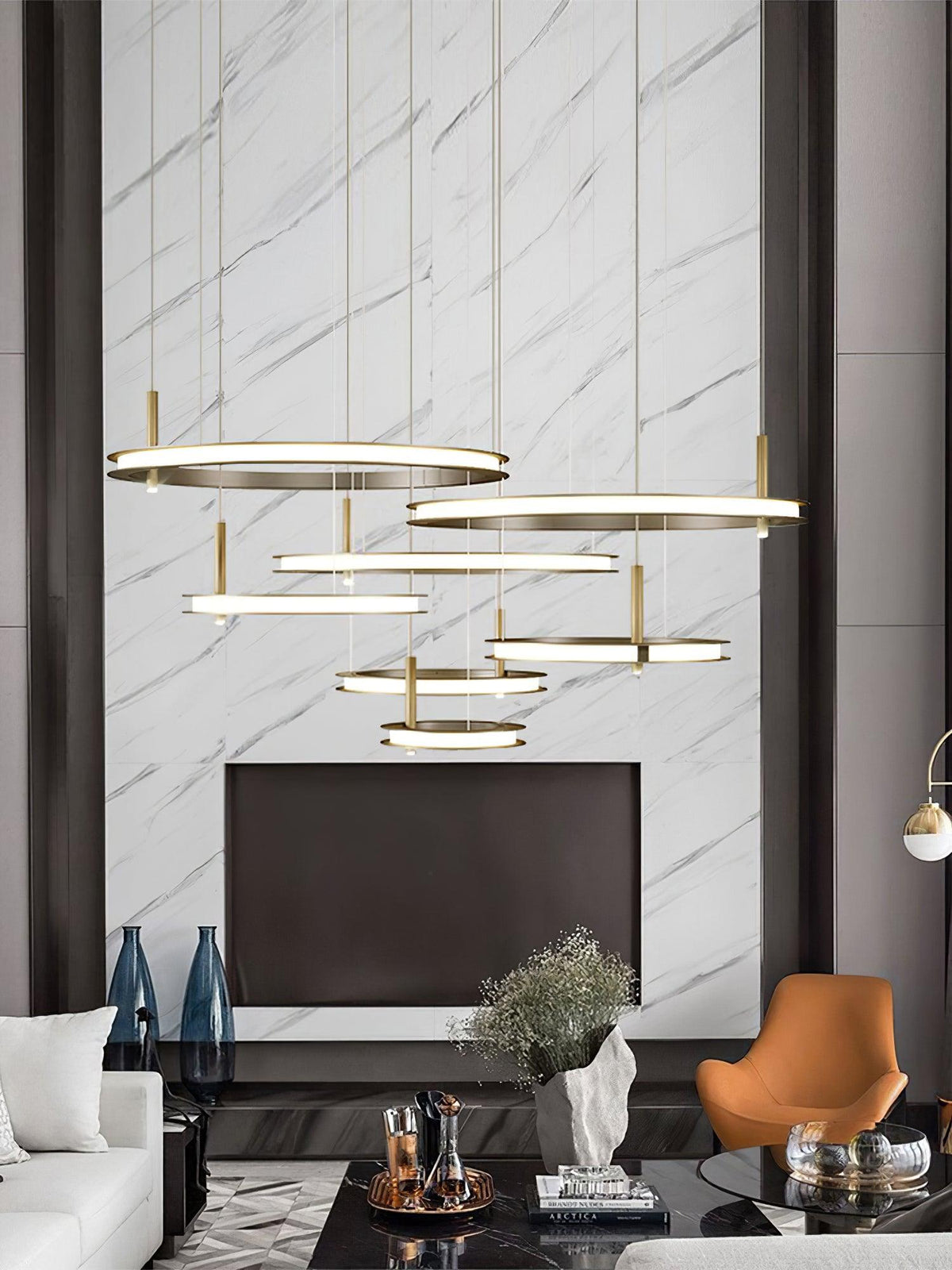 Lustre Platane en métal – vue 45