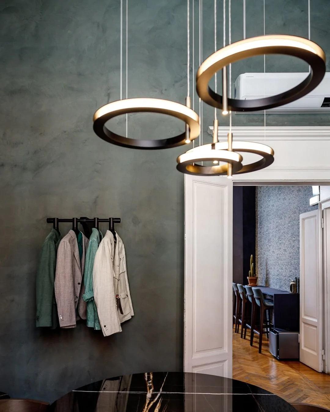 Lustre Platane en métal – vue 6