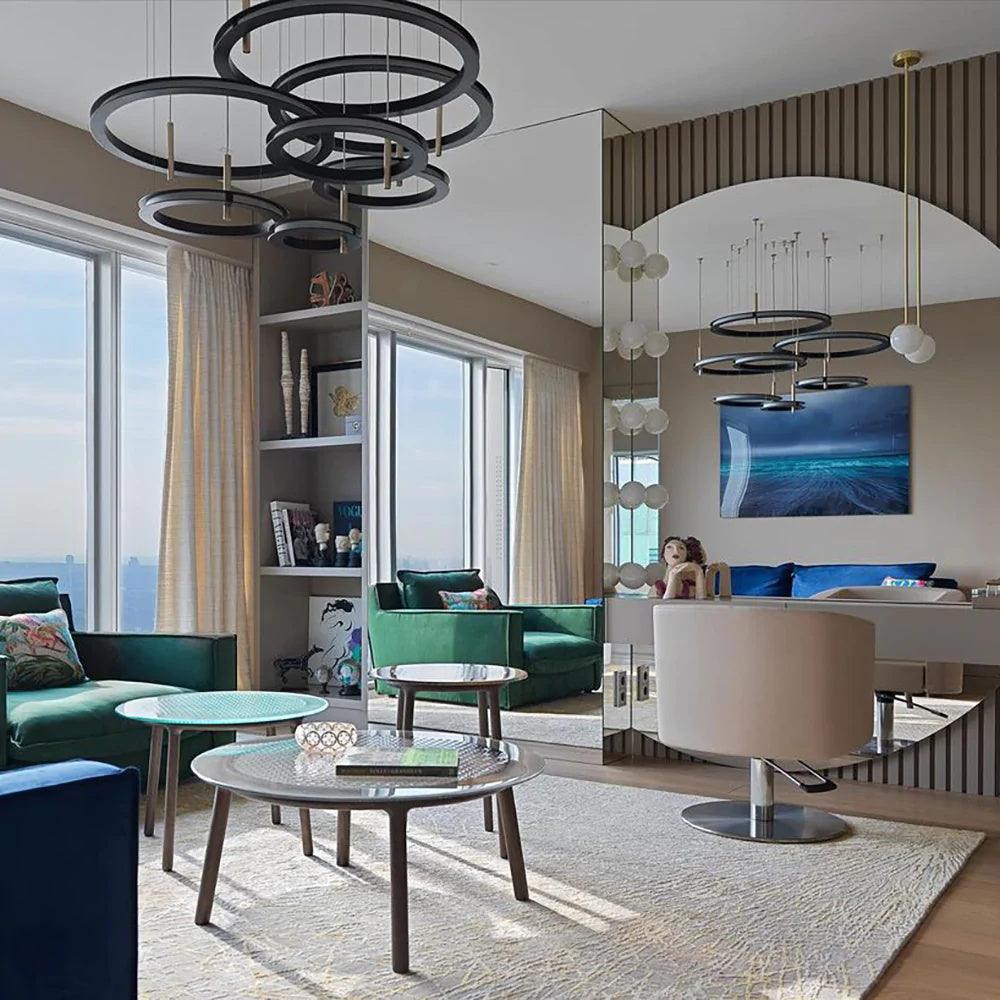 Lustre Platane en métal – vue 9