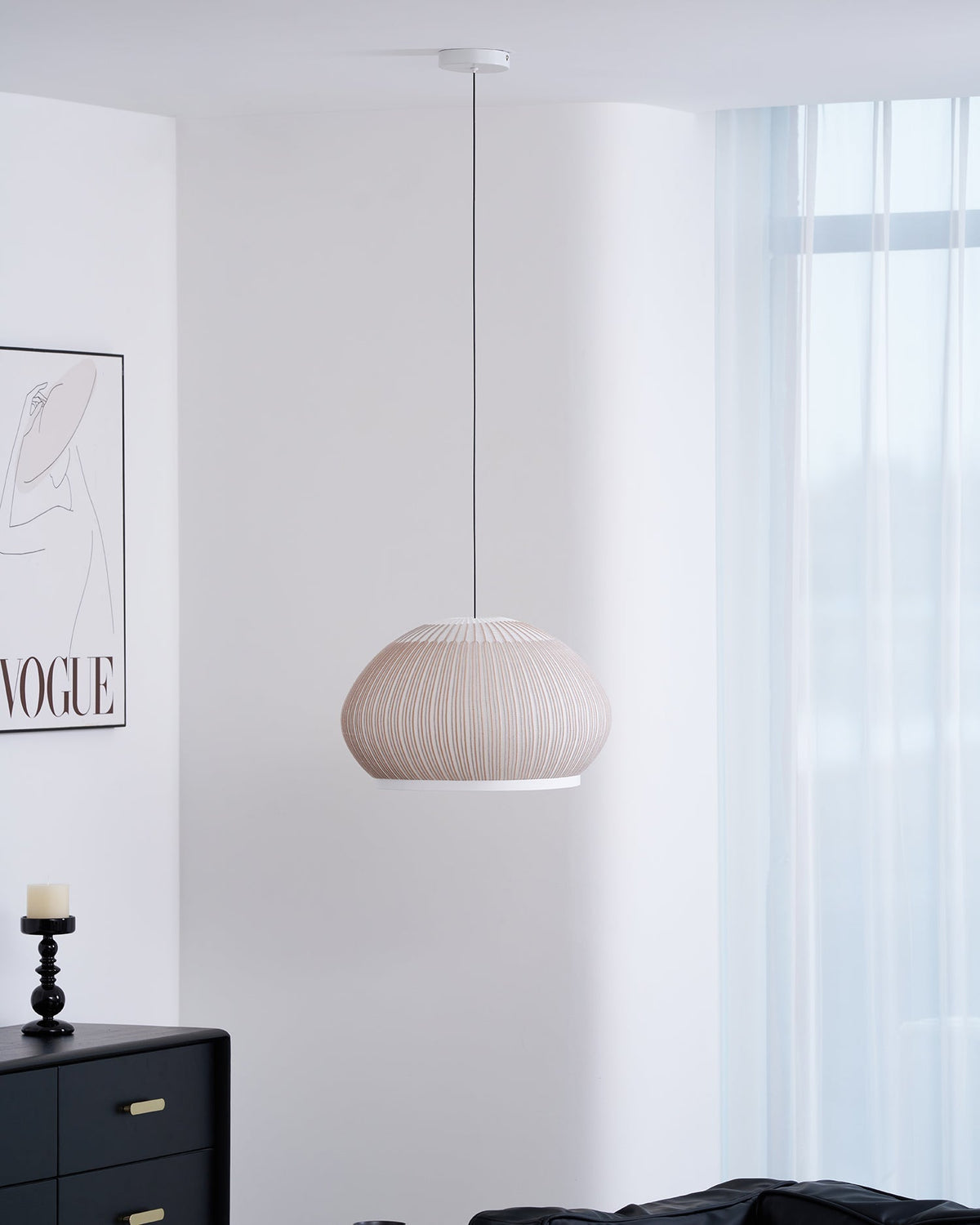 Suspension Zénith en tissu et métal – vue 54