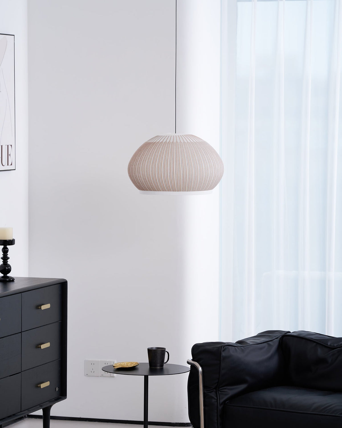 Suspension Zénith en tissu et métal – vue 58
