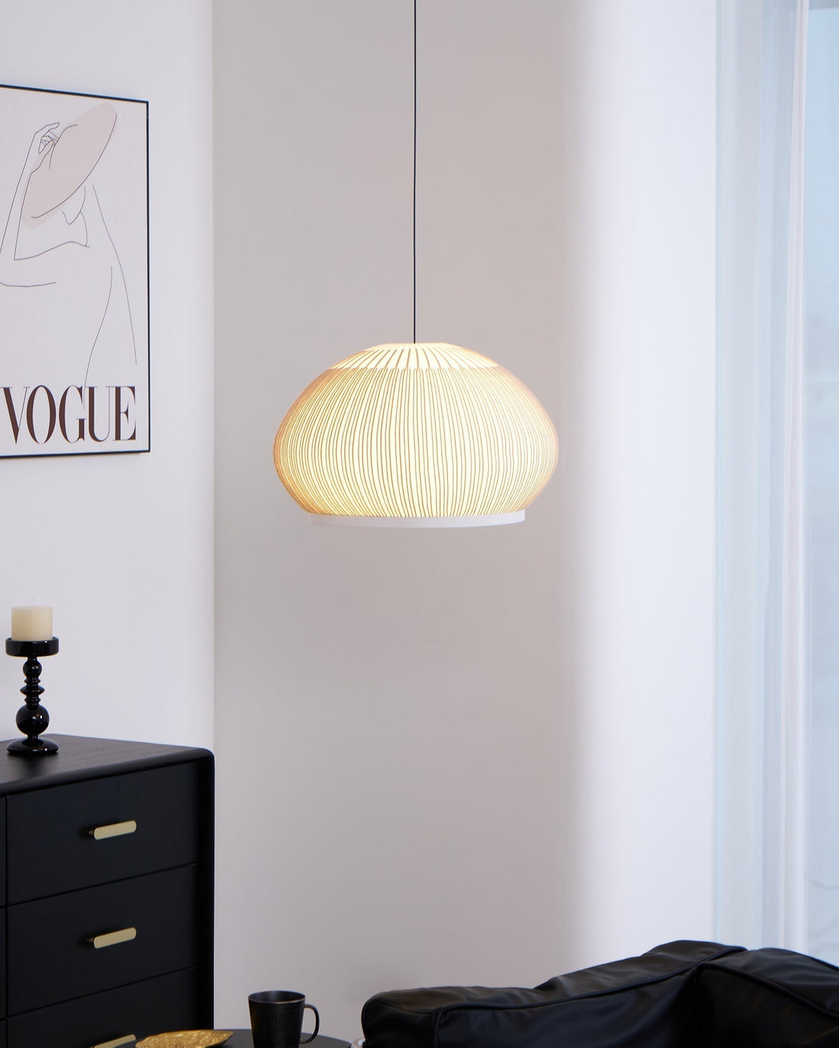 Suspension Zénith en tissu et métal – vue 59