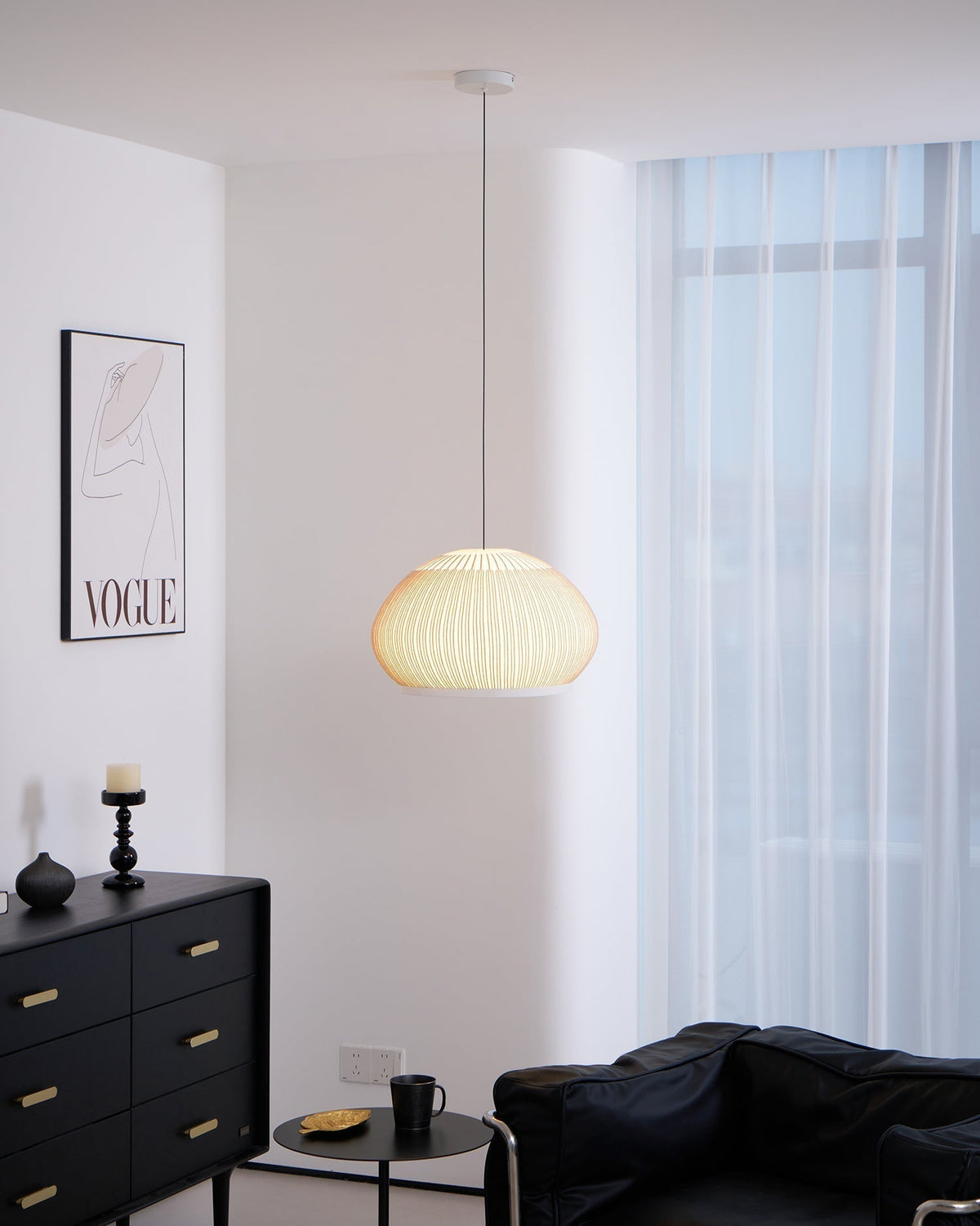 Suspension Zénith en tissu et métal – vue 61