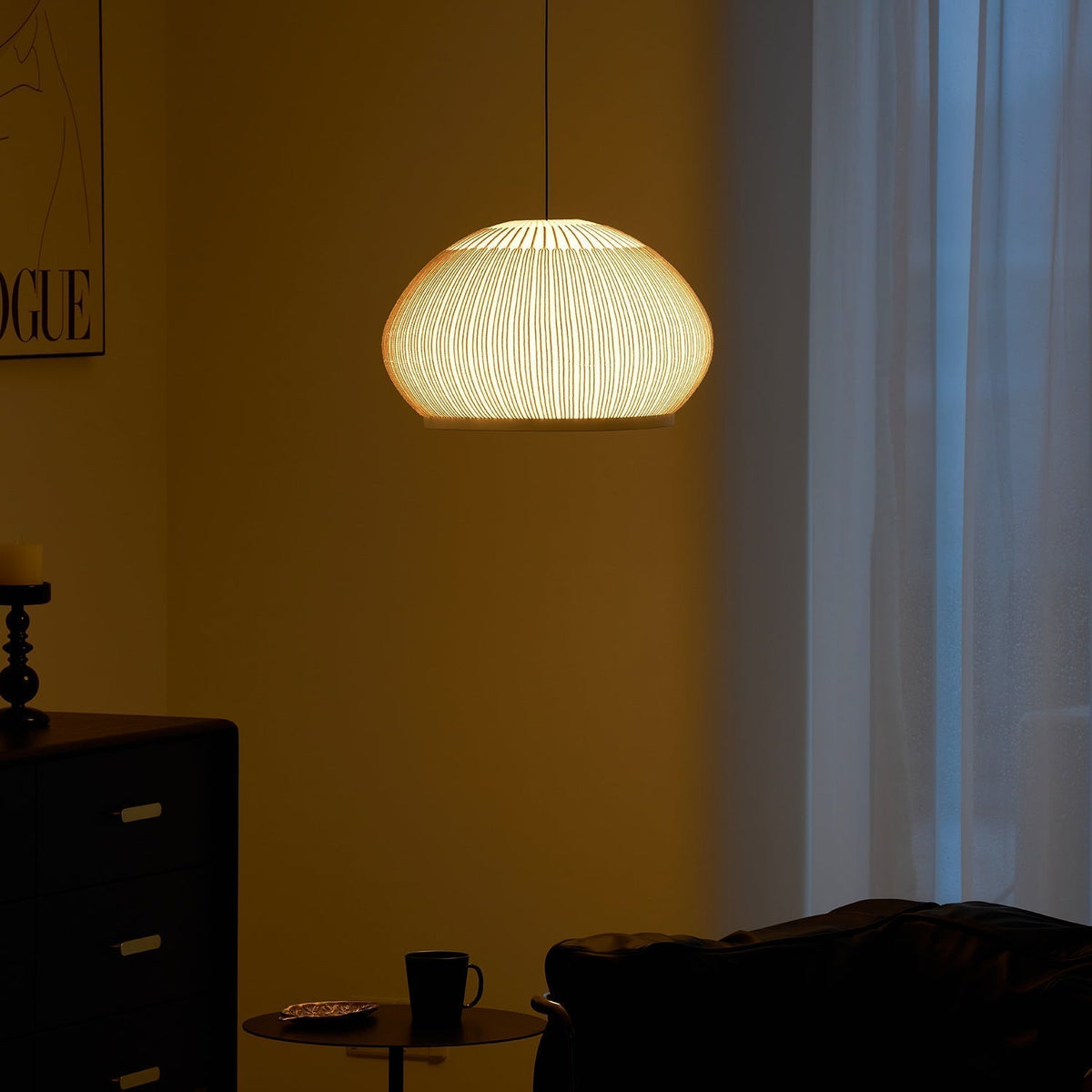 Suspension Zénith en tissu et métal – vue 63