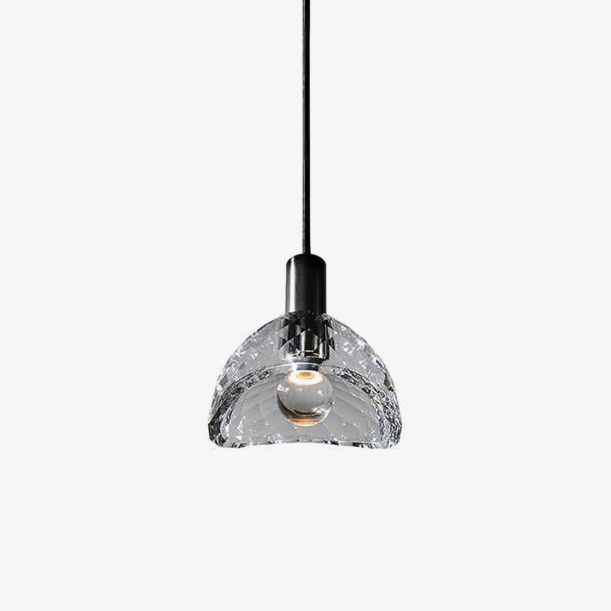 Suspension Gerbe en verre et cuivre – vue 20