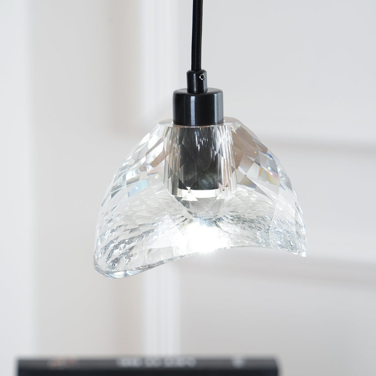 Suspension Gerbe en verre et cuivre – vue 29