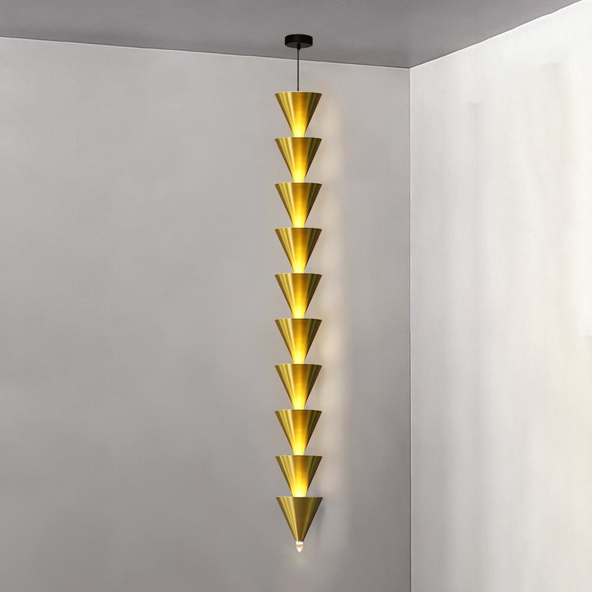 Suspension Moustiers en métal – vue 30