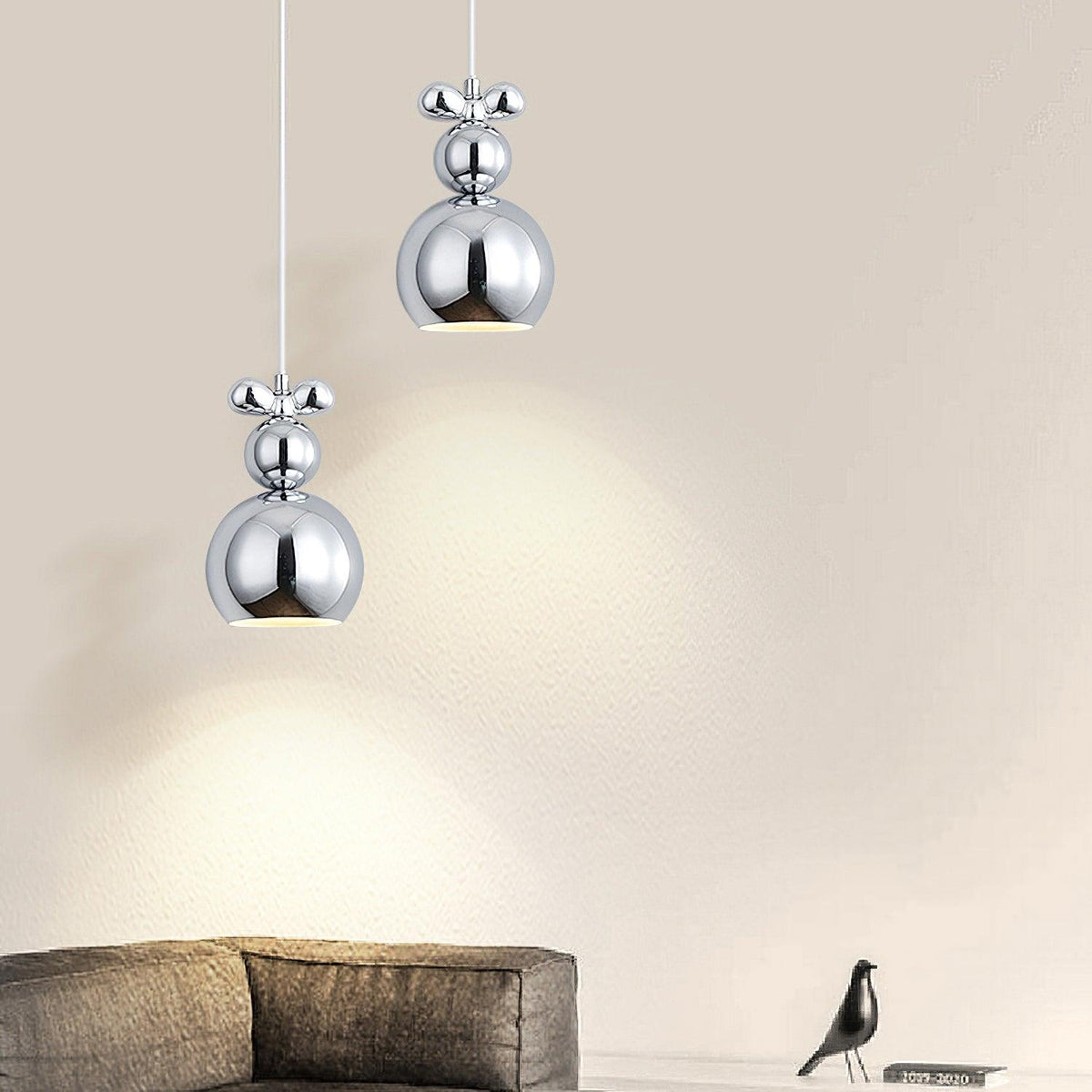 Suspension Torsade en métal – vue 2