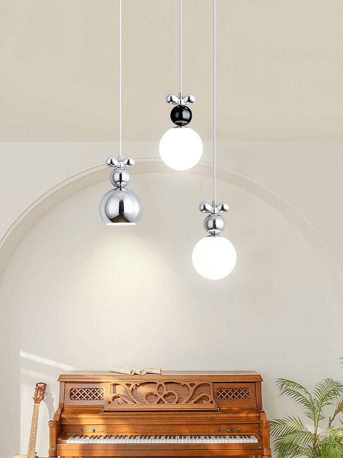Suspension Torsade en métal – vue 16