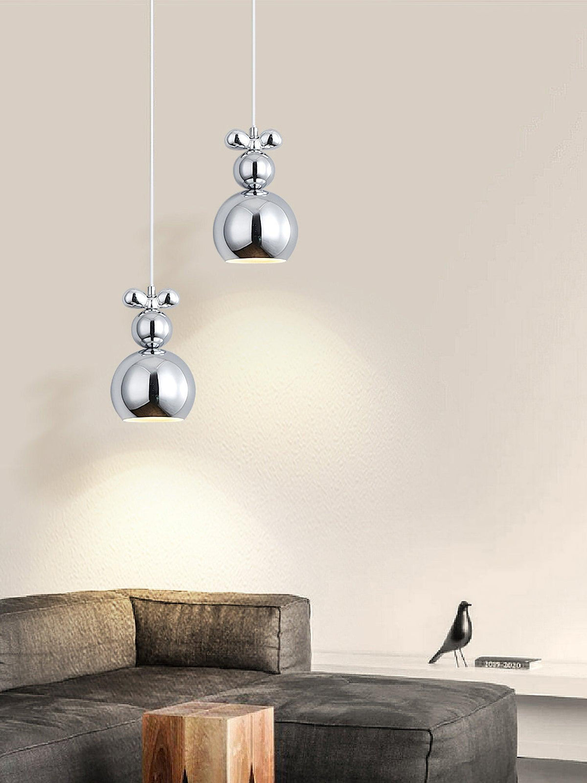 Suspension Torsade en métal – vue 5