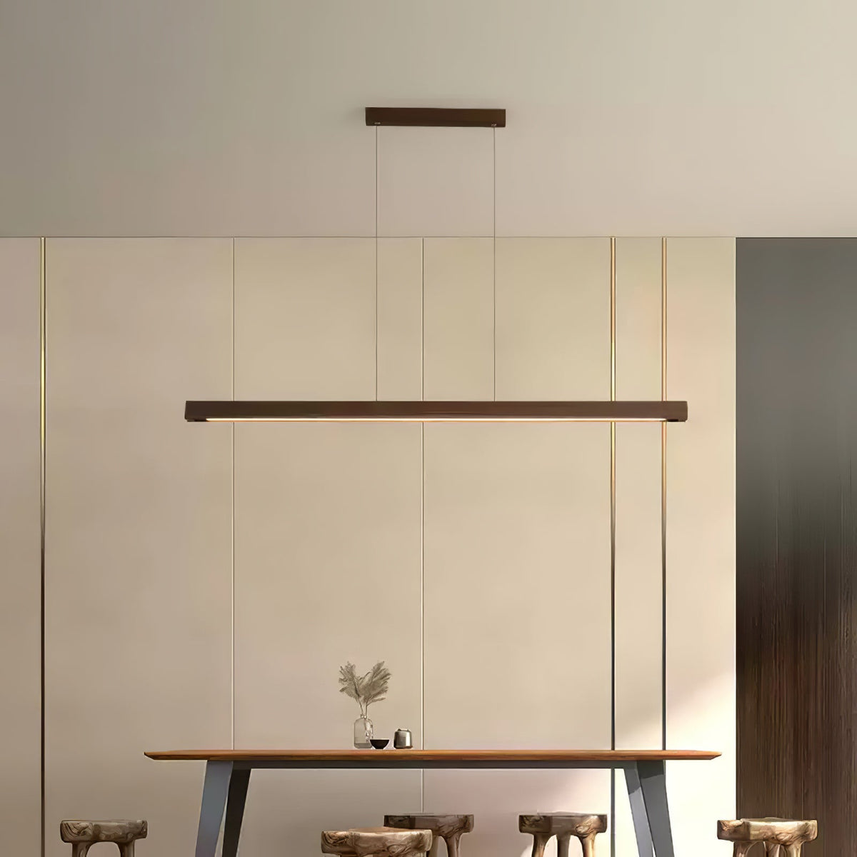 Suspension Cassiopée en bois et métal – vue 18