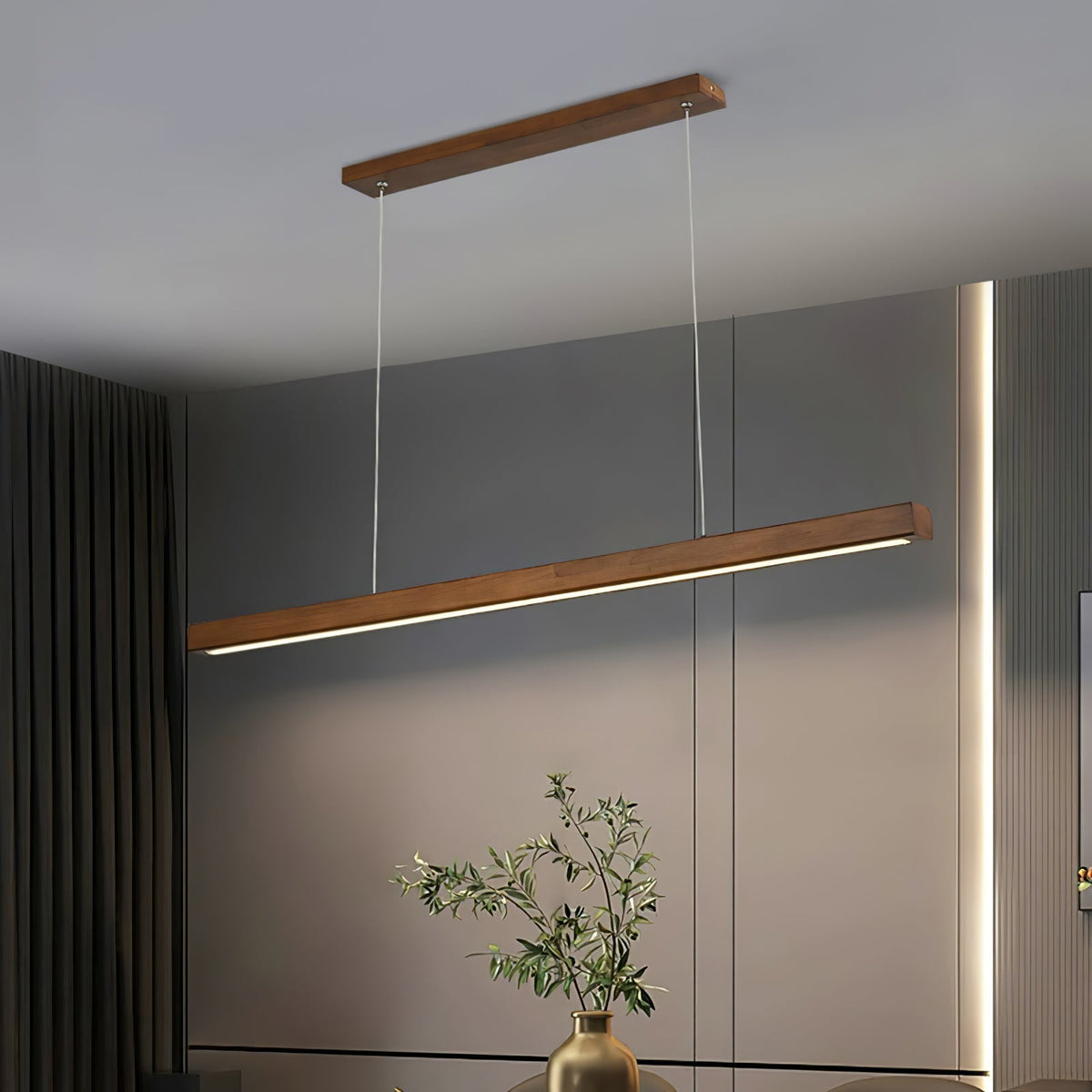 Suspension Cassiopée en bois et métal – vue 12