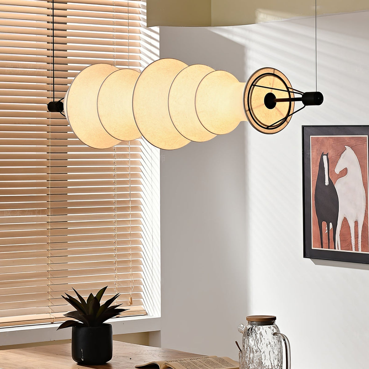 Suspension Asphodèle en métal – vue 10