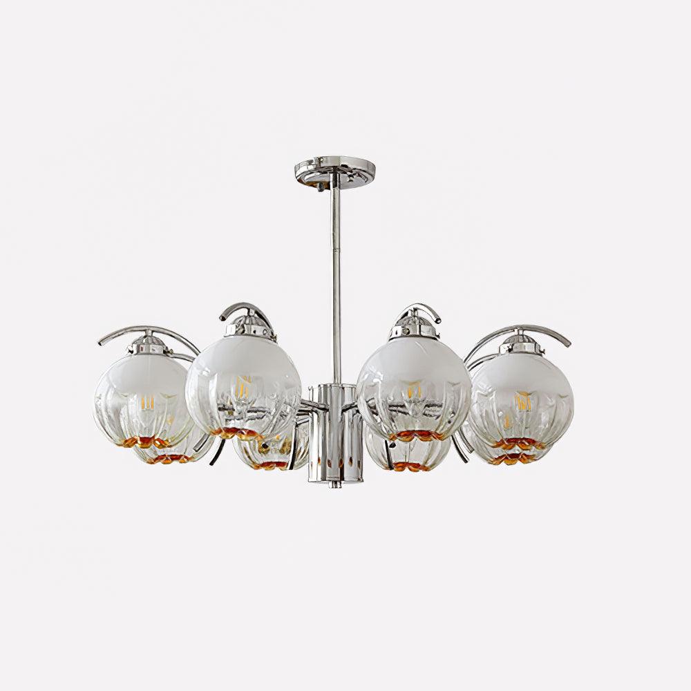 Lustre Boussole en verre et laiton – vue 9