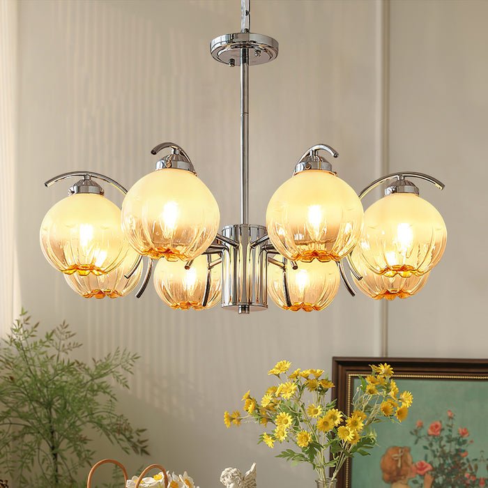 Lustre Boussole en verre et laiton – vue 36