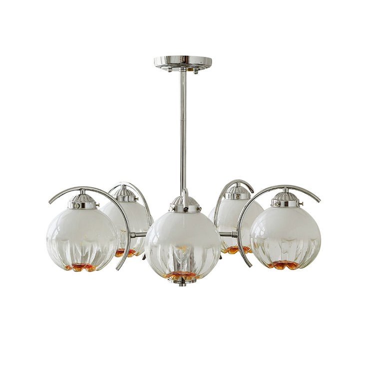 Lustre Boussole en verre et laiton – vue 11
