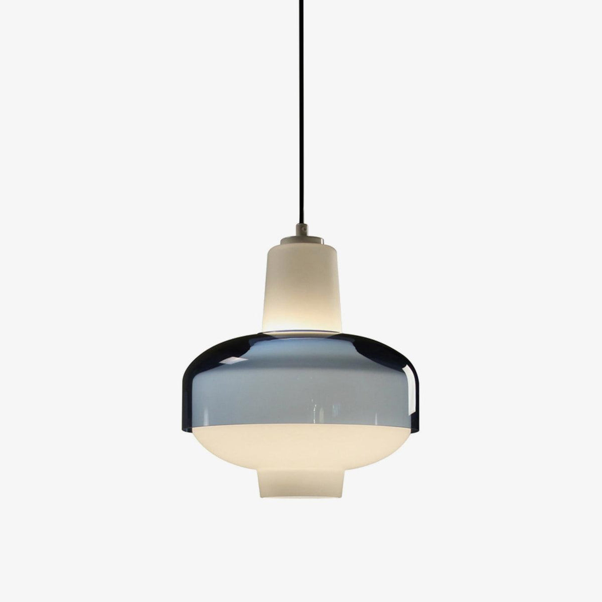 Suspension Lavande en verre et fer – vue 8