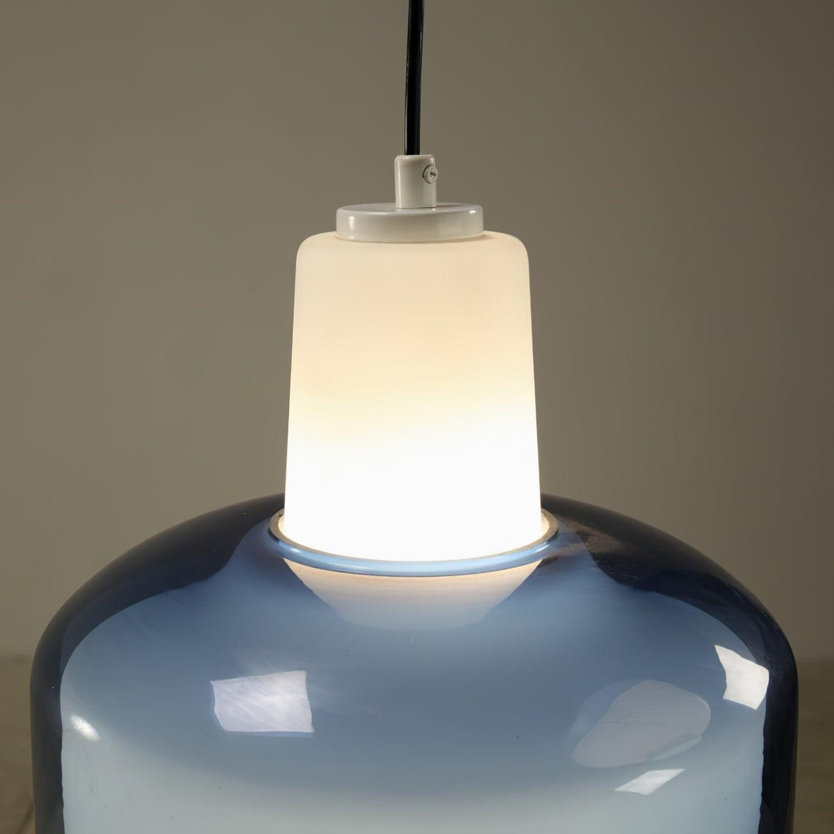 Suspension Lavande en verre et fer – vue 4