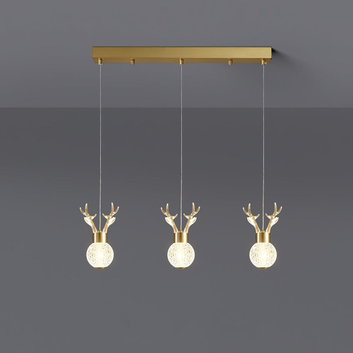 Suspension Constance en aluminium et cristal – vue 15