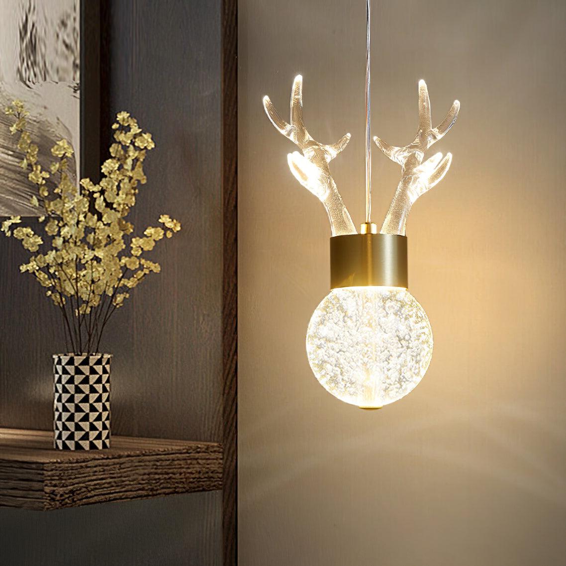 Suspension Constance en aluminium et cristal – vue 17