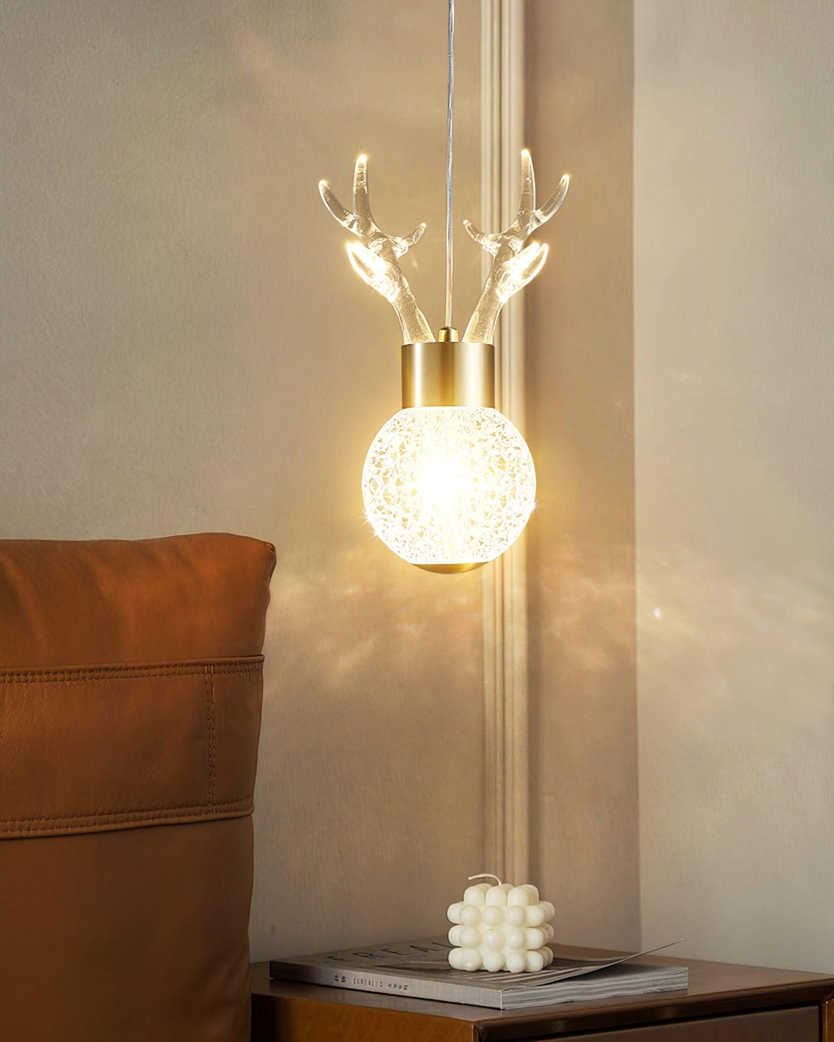Suspension Constance en aluminium et cristal – vue 26