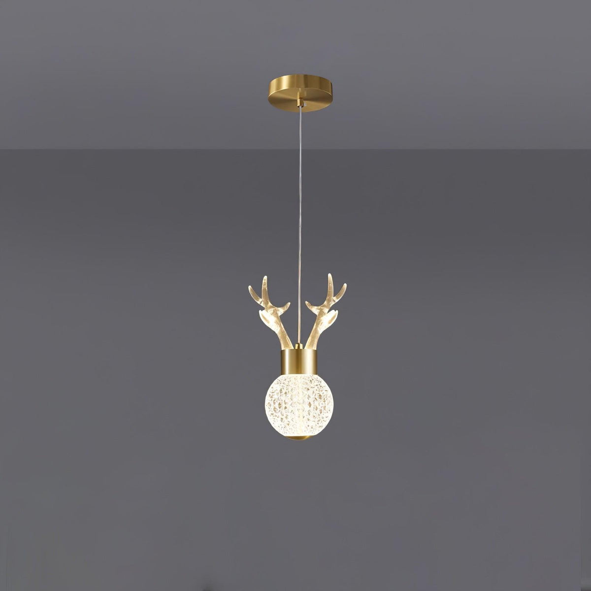 Suspension Constance en aluminium et cristal – vue 10