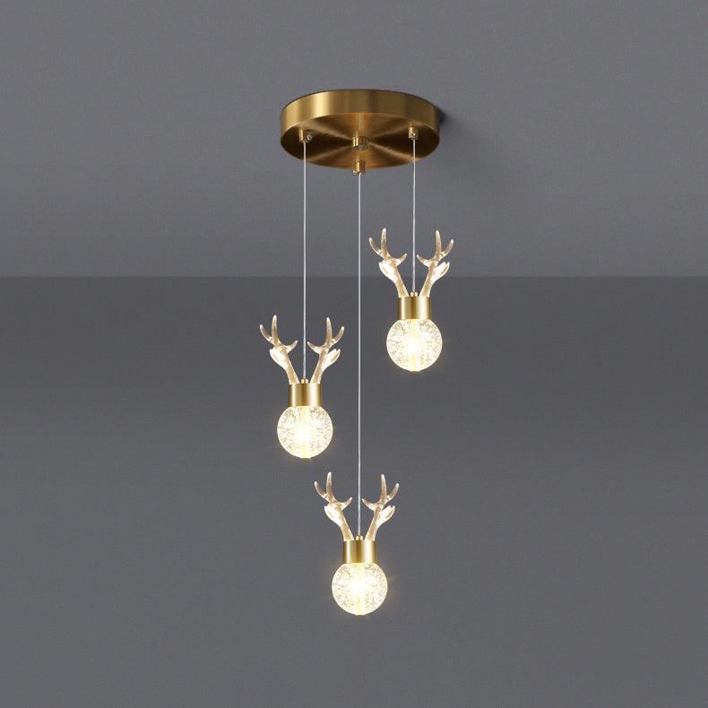 Suspension Constance en aluminium et cristal – vue 23