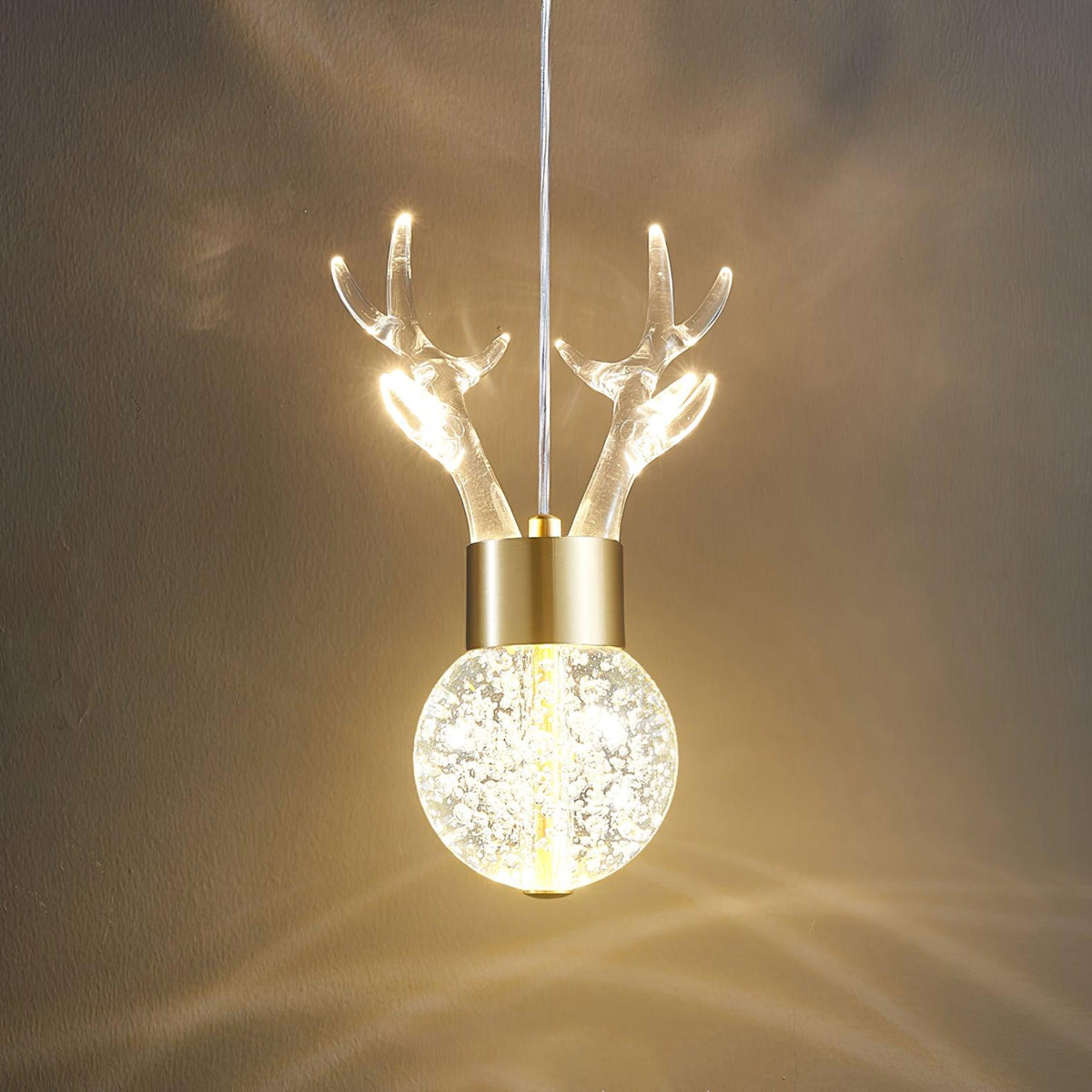 Suspension Constance en aluminium et cristal – vue 19