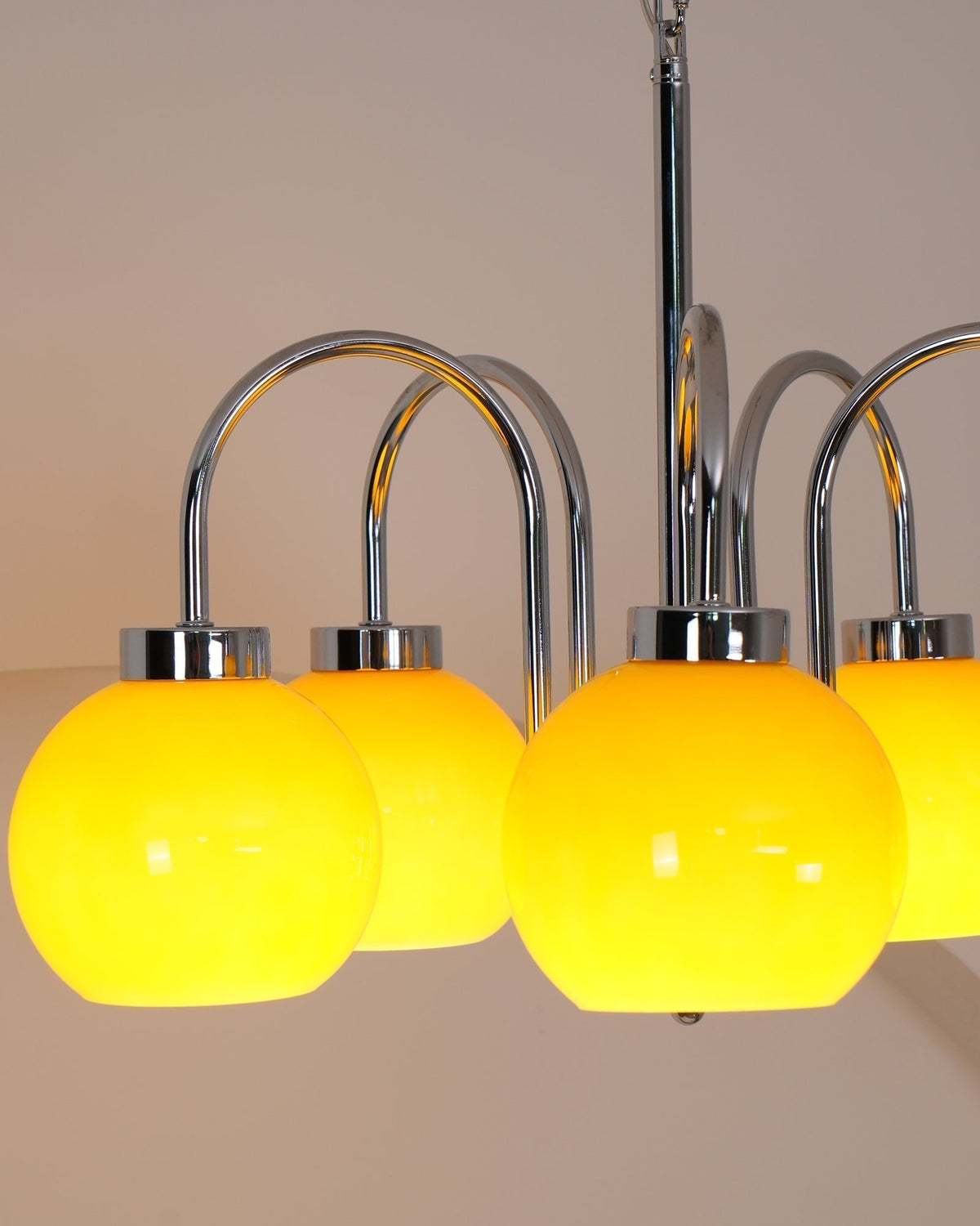 Lustre Oréade en verre et métal – vue 58