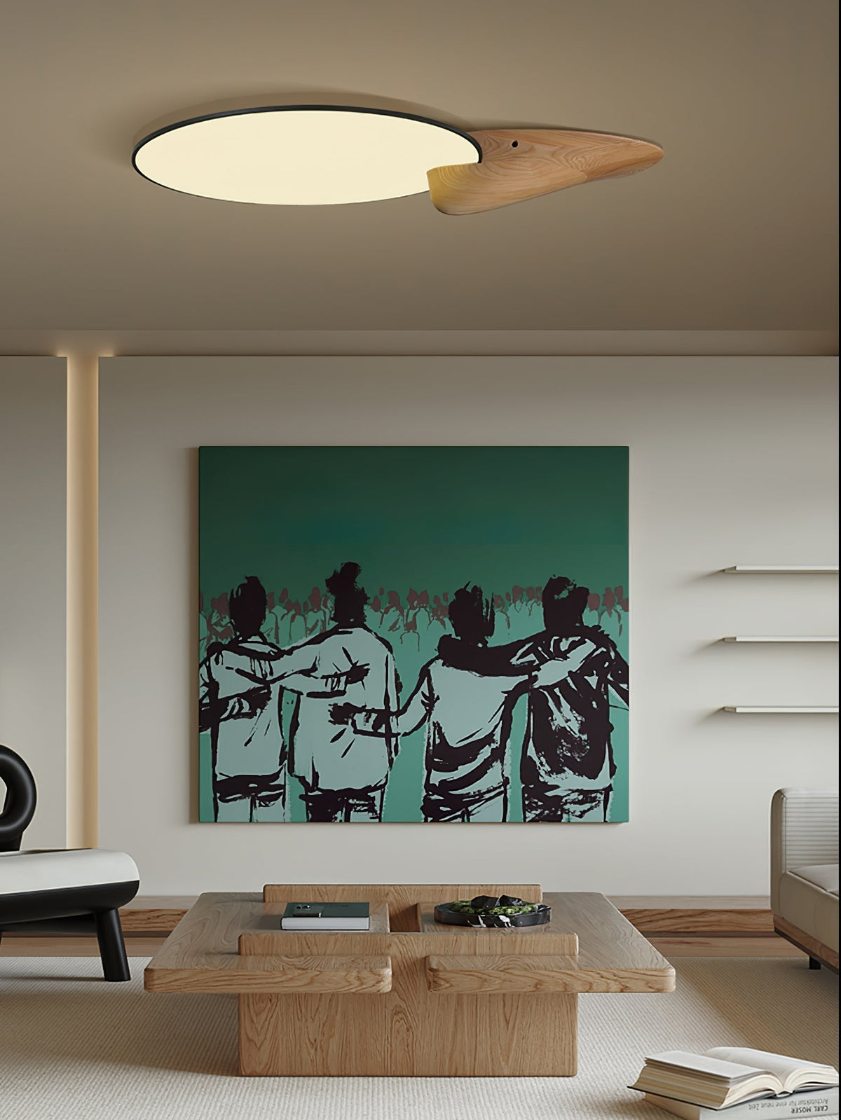 Plafonnier Cosette en bois et métal – vue 23