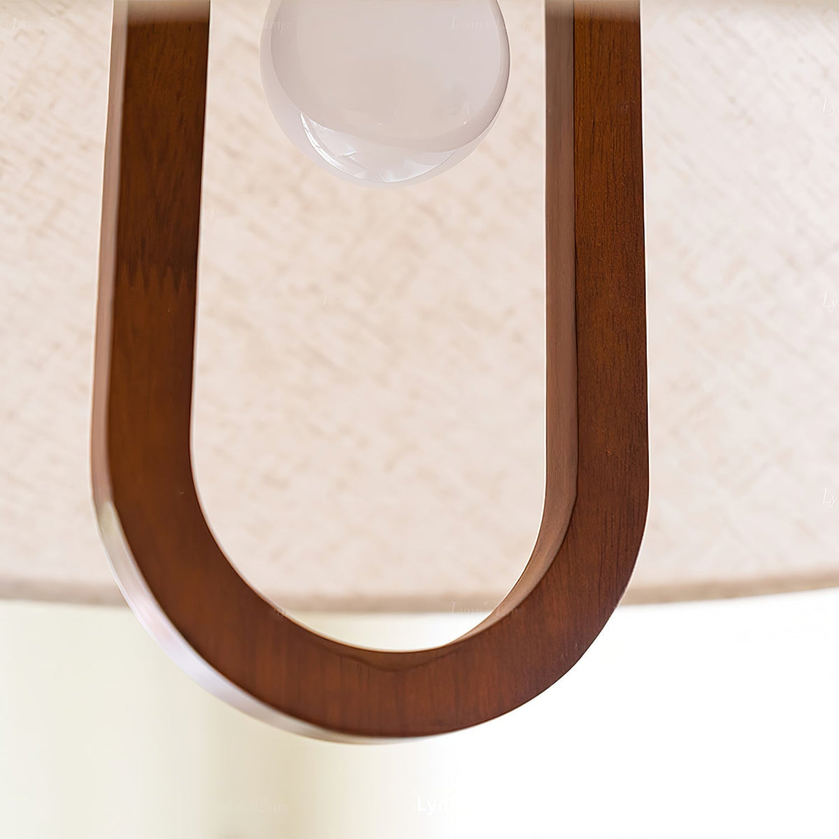 Suspension Lucerne en bois et tissu – vue 12