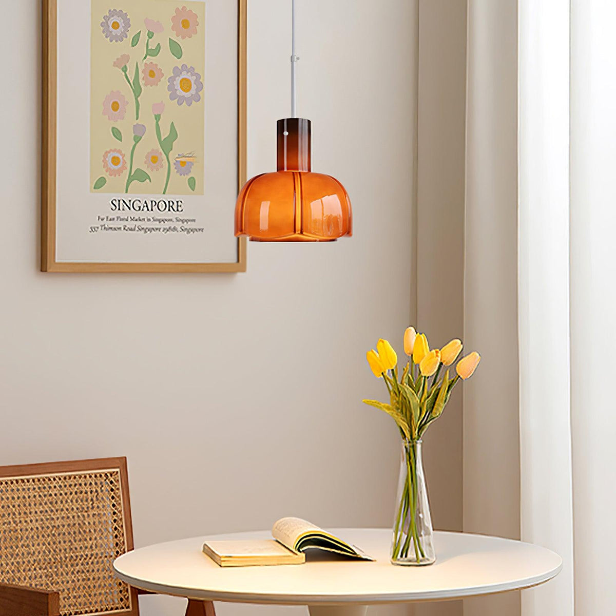 Suspension Sarabande en verre et métal – vue 78