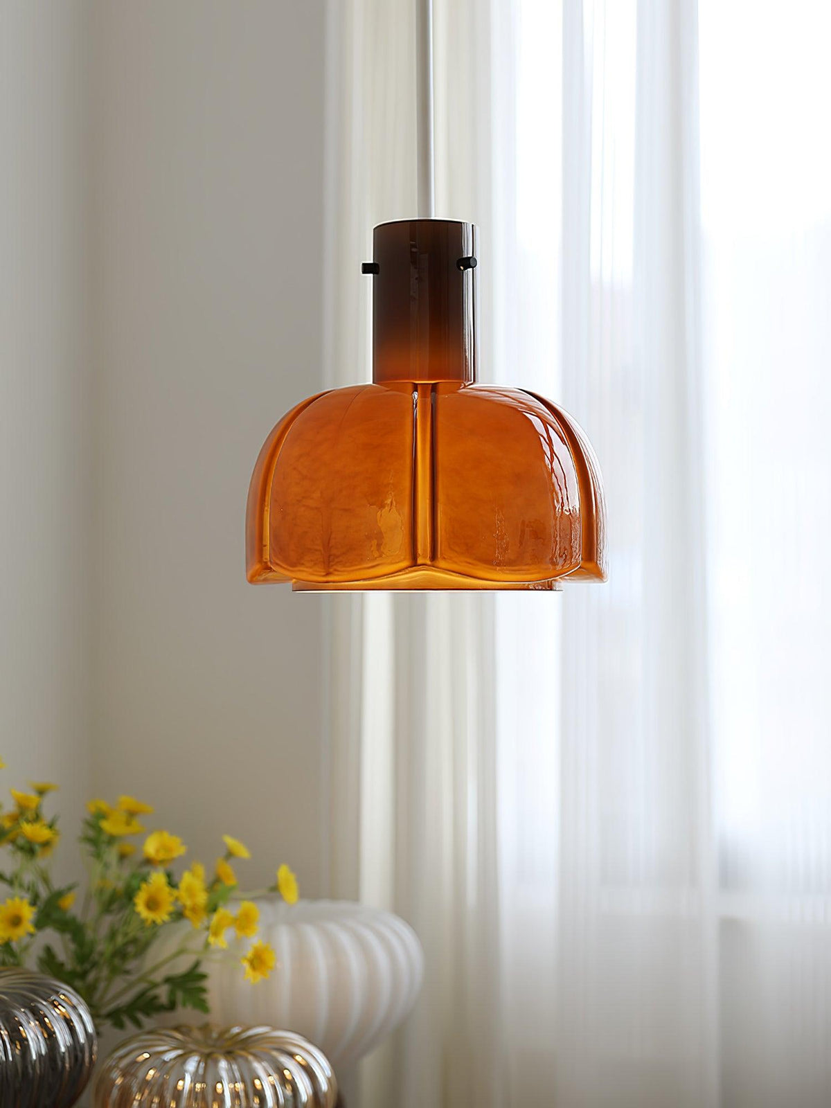 Suspension Sarabande en verre et métal – vue 7