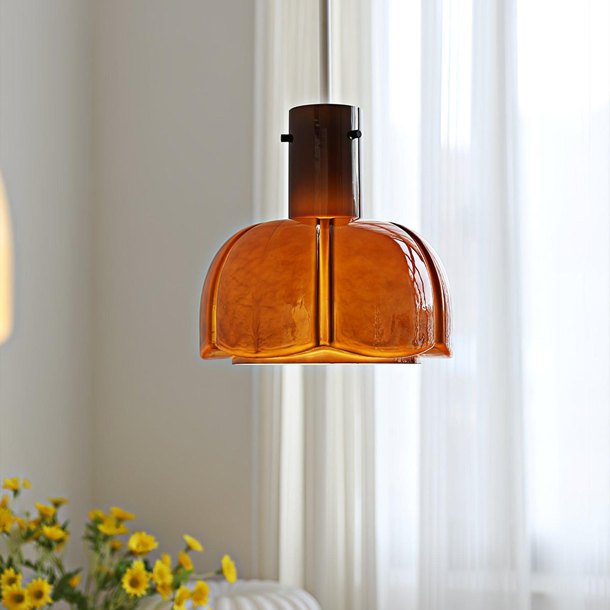 Suspension Sarabande en verre et métal – vue 18