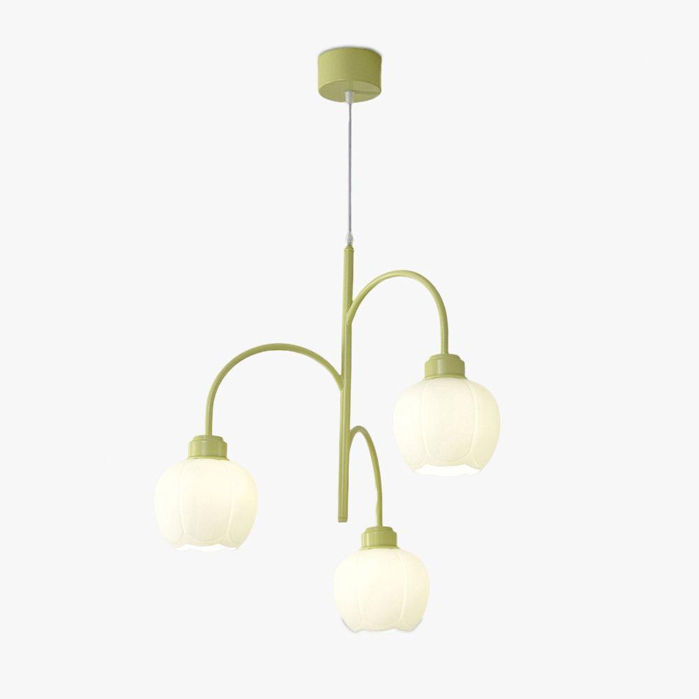 Lustre Fable en verre et métal – vue 12