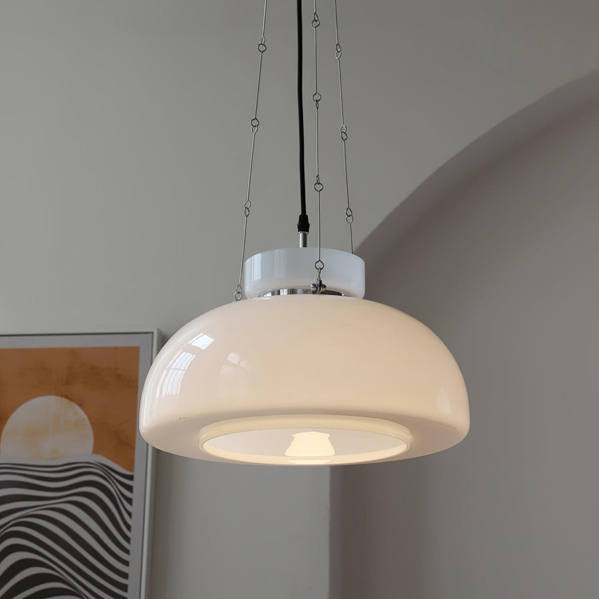 Suspension Albane en verre et fer – vue 24
