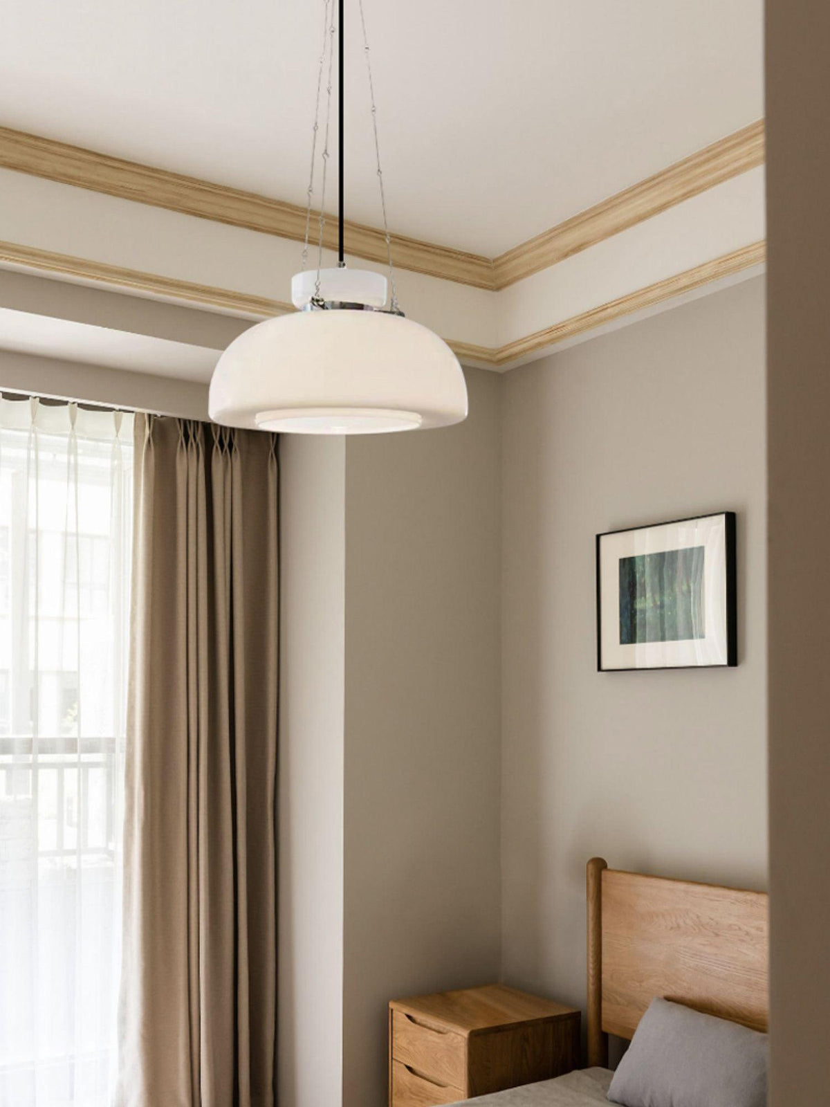 Suspension Albane en verre et fer – vue 7