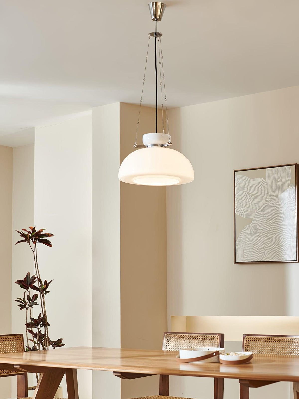 Suspension Albane en verre et fer – vue 9