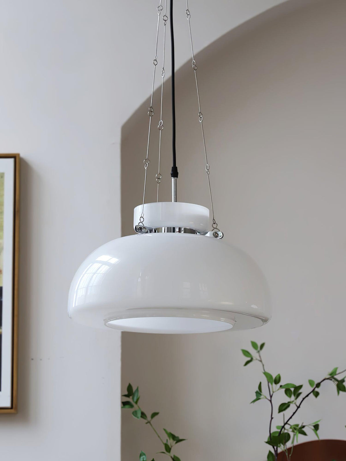 Suspension Albane en verre et fer – vue 10