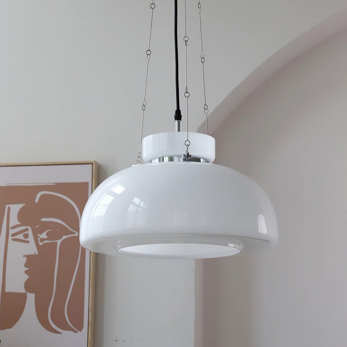 Suspension Albane en verre et fer – vue 25