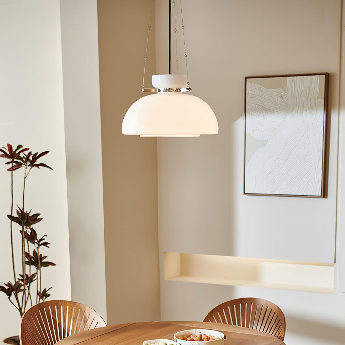 Suspension Albane en verre et fer – vue 16
