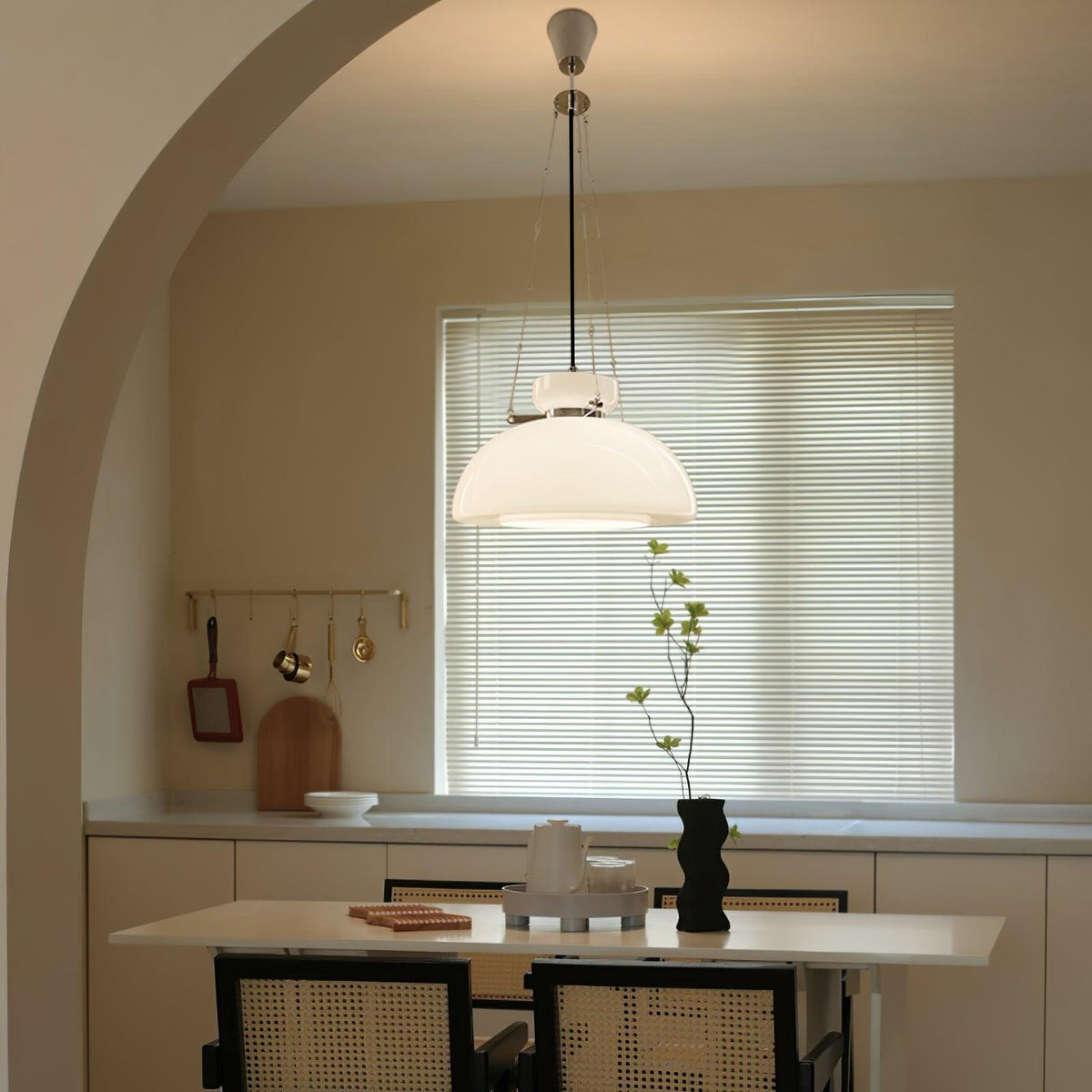 Suspension Albane en verre et fer – vue 29