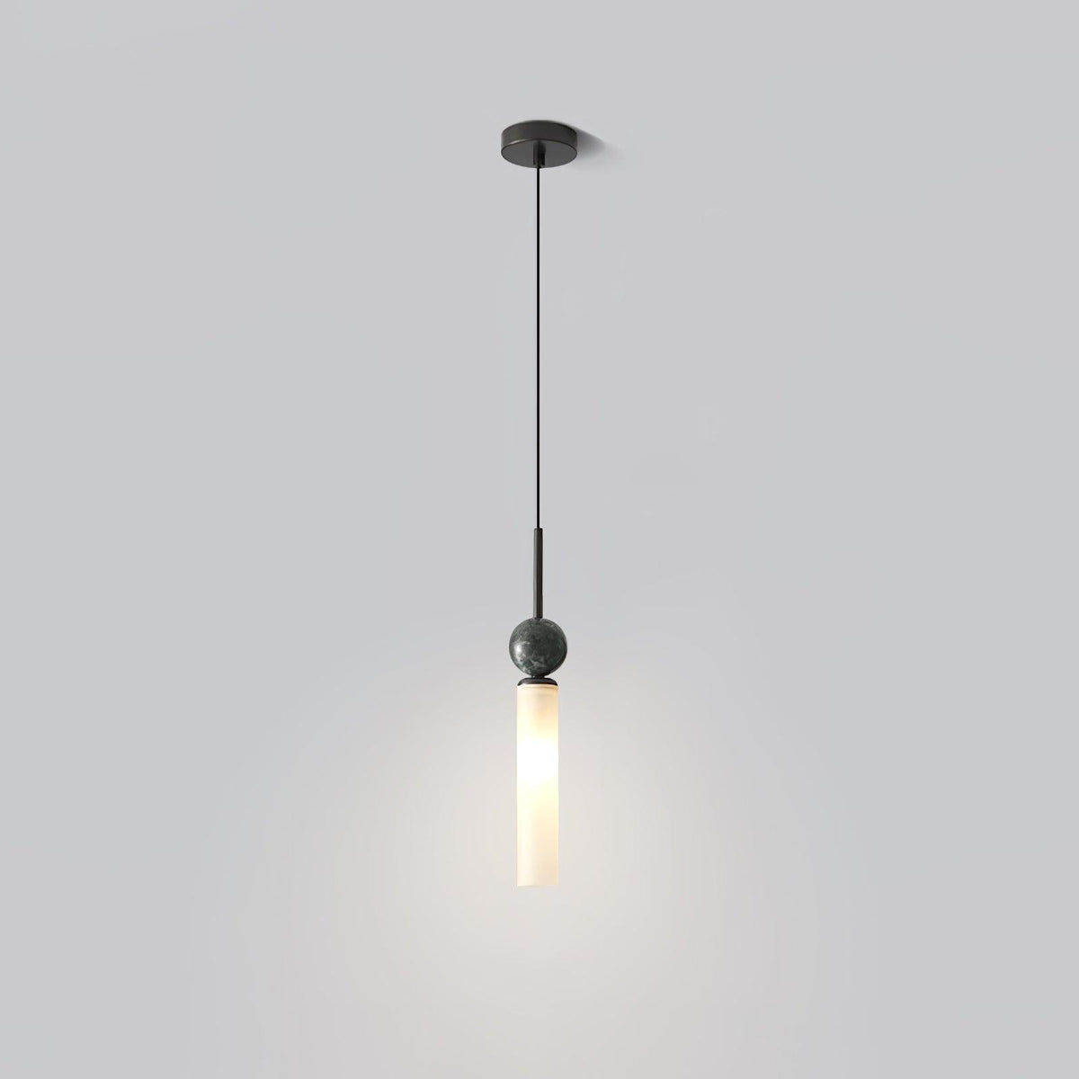 Suspension Houblon en marbre et laiton – vue 25