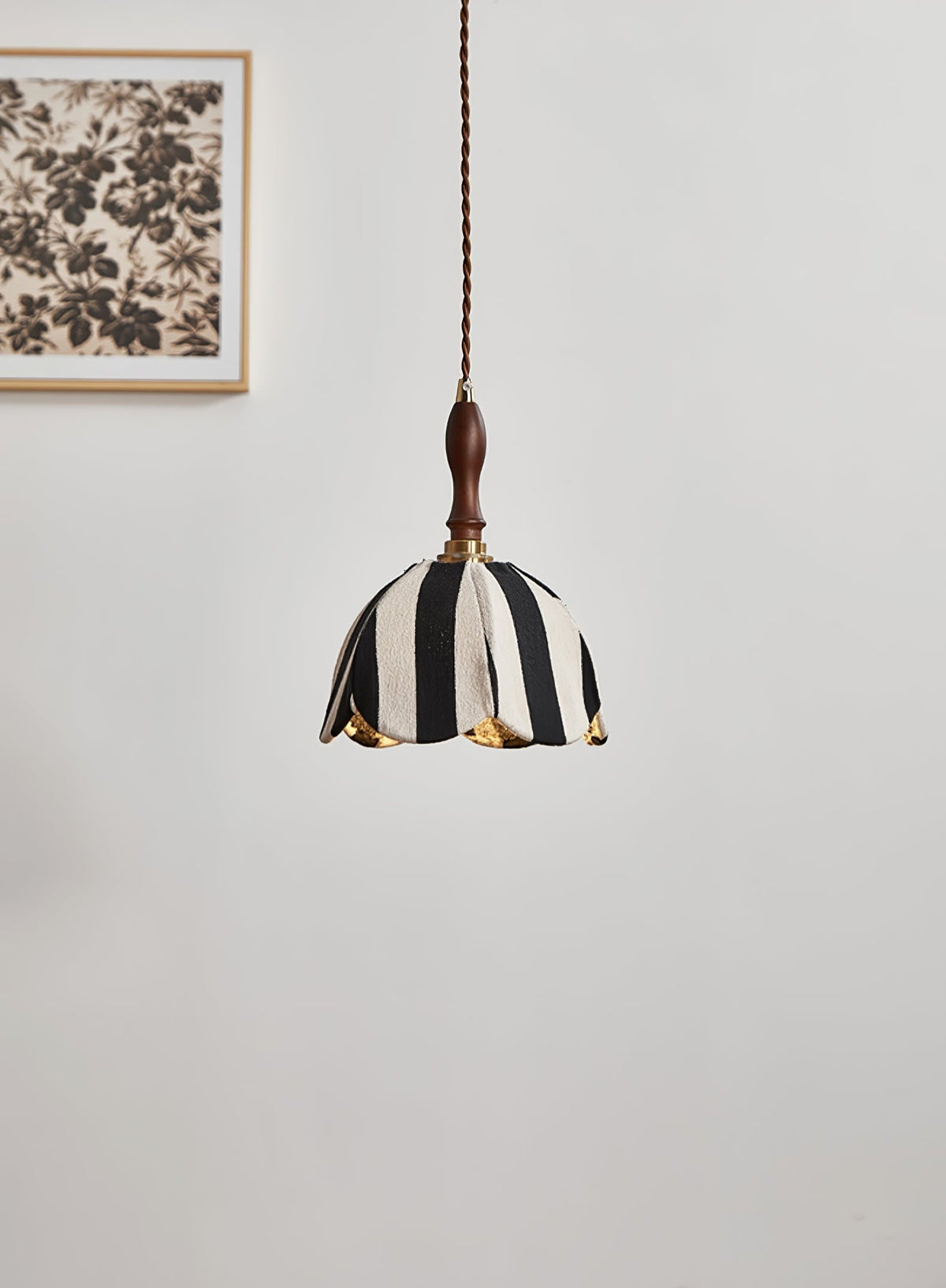 Suspension Ancolie en tissu et métal – vue 22