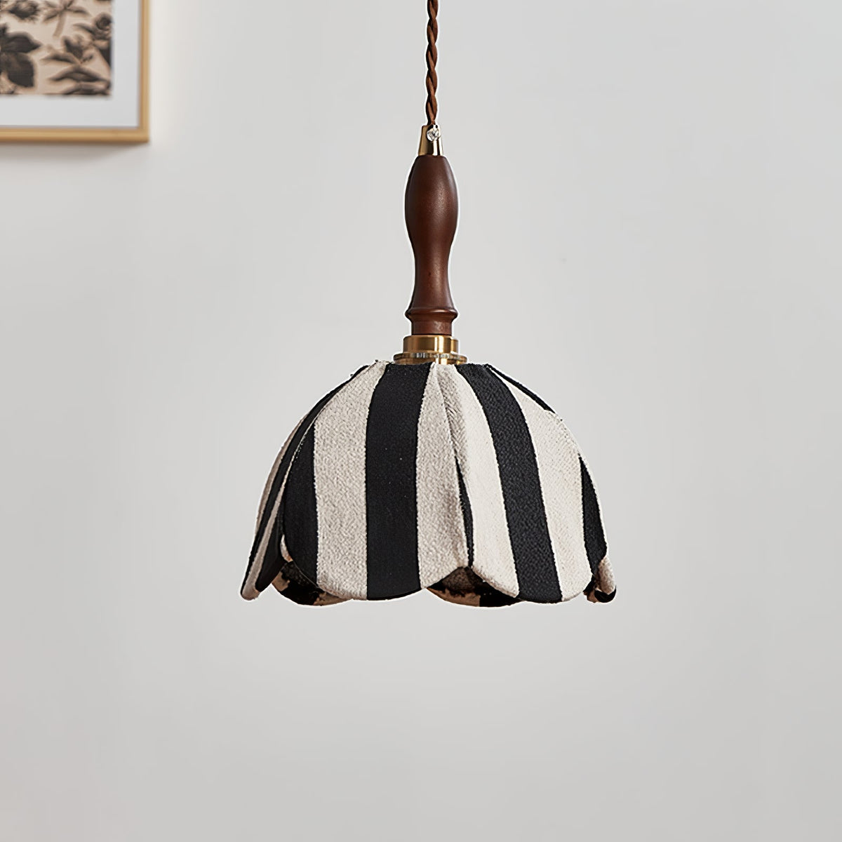 Suspension Ancolie en tissu et métal – vue 27