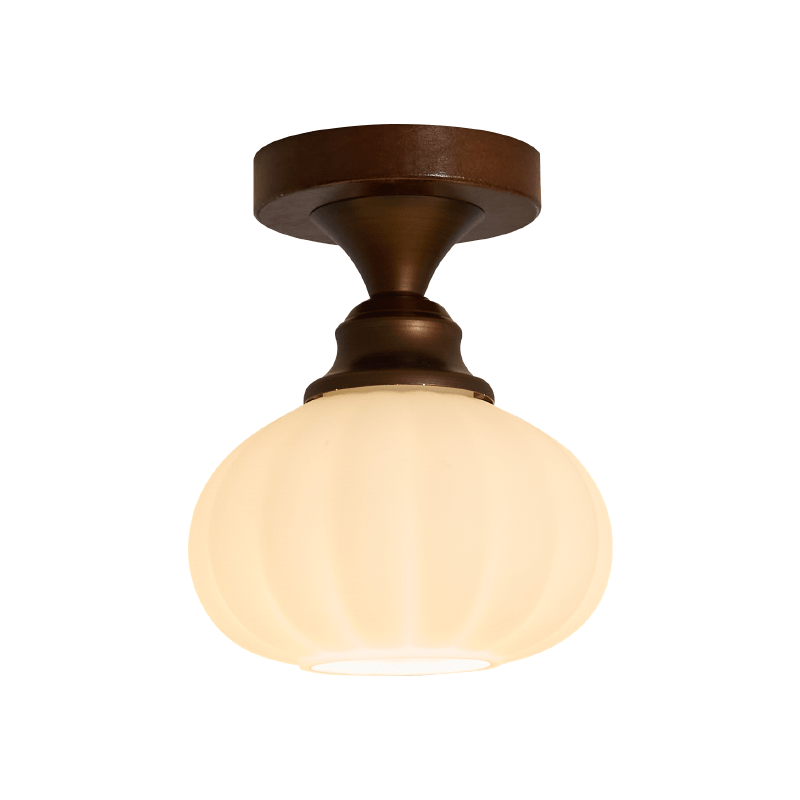 Plafonnier Vésuve en verre et métal – vue 47